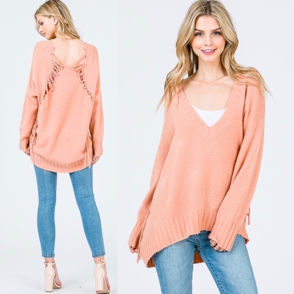 sunnyluxe Sweaters - Blush Ultra Soft Oversize Jumper Sweater